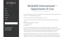 Desktop Screenshot of buyherbalife.info