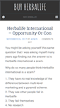 Mobile Screenshot of buyherbalife.info
